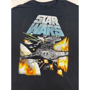 Star Wars Darth‎ Vader Imperial Star Destroyer Battle T Shirt Black 2XL